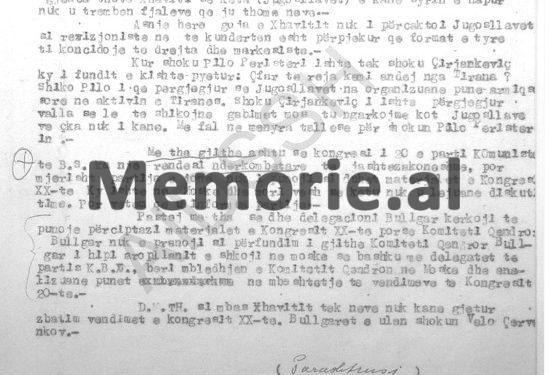 “Xheviti qëndron shumë kohë në zyrë gjoja për të lexuar, por sipas mendimit tim, ai…”/ Përgjimet ndaj disidentit komunist, që vuajti 32 vite burg