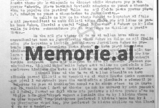 “Xheviti qëndron shumë kohë në zyrë gjoja për të lexuar, por sipas mendimit tim, ai…”/ Përgjimet ndaj disidentit komunist, që vuajti 32 vite burg