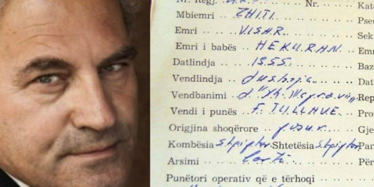 Dokumenti sekret: “Visar Zhiti është arrestuar, por në procesin e Kukësit, ai nuk i ka implikuar shokët dhe…”/ Zbulohen dosjet e ish-Sigurimit të Shtetit për dy poetët e shkrimtarët e njohur