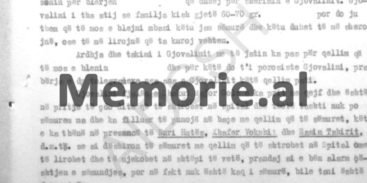 “Xhavit told Xhafer Vokshi that the house of Aqifi and Haxhi Lleshi’s father were eaten by every government, therefore they were never patriots, but…” / Eavesdropping of “Vigëlent” for the internees of Zvërnec