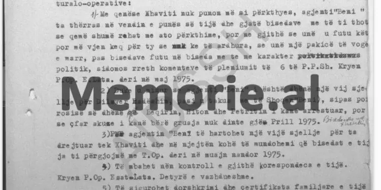 “Xhaviti tha se, fakti që këta u detyruan të arrestojnë Beqir Ballukun dhe gjeneralë e kolonelë ‘Heronj të popullit’, tregon se udhëheqja…”/ Përgjimet në burgun e Burrelit në ’76-ën