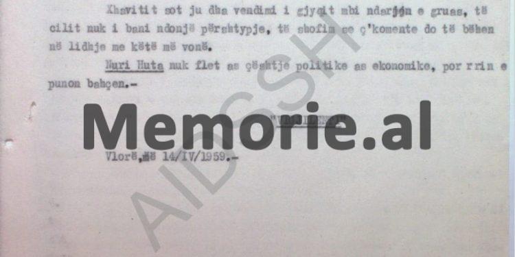 “Xhavit told Xhafer Vokshi that the house of Aqifi and Haxhi Lleshi’s father were eaten by every government, therefore they were never patriots, but…” / Eavesdropping of “Vigëlent” for the internees of Zvërnec