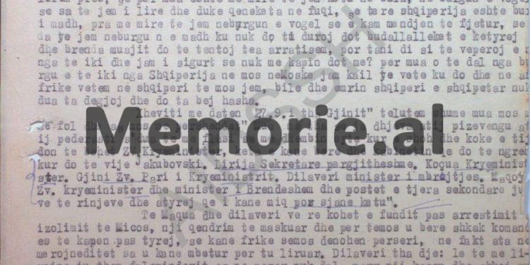 “Xhaviti tha se këta e kanë bërë edhe kabinetin, e kur të vij Jakubovski, Lirija, sekretare e përgjithshme, Koço kryeministër, Gjini, zv/kryeministër, Maqua…”/  Përgjimet në burgun e Tepelenës