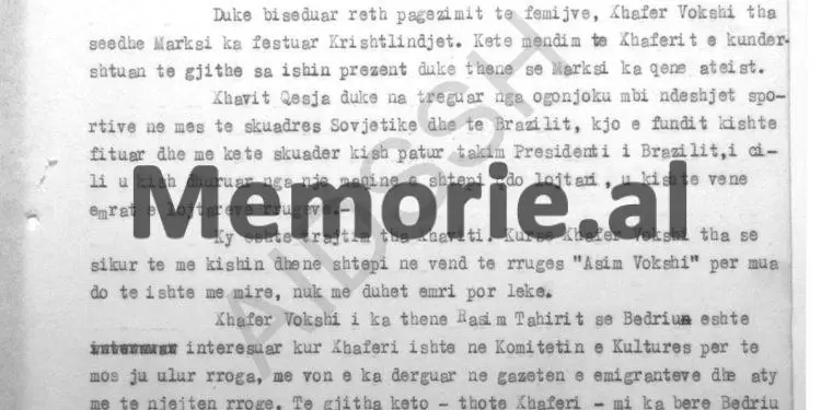 “Xhafer Vokshi tha, se sikur të më kishin dhënë shtëpi ose lekë në vend të rrugës ‘Asim Vokshi’, për mua…”/ Përgjimet e “Vigjëlentit” në Ishullin e Zvërnecit