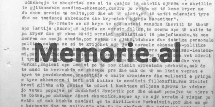 “Maqo tha se, Koço Tashko e vuri Enverin në krye të Partisë, edhe pse ai s’ishte fare…”/  Përgjimet e “Pëllumbi”-t në burgun e Burrelit