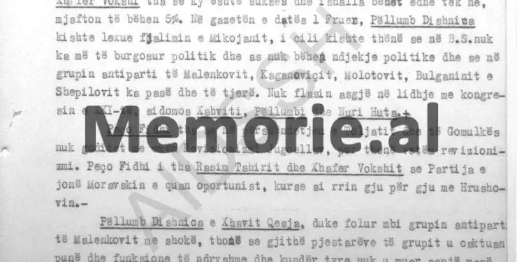 “Xhafer Vokshi tha, se sikur të më kishin dhënë shtëpi ose lekë në vend të rrugës ‘Asim Vokshi’, për mua…”/ Përgjimet e “Vigjëlentit” në Ishullin e Zvërnecit