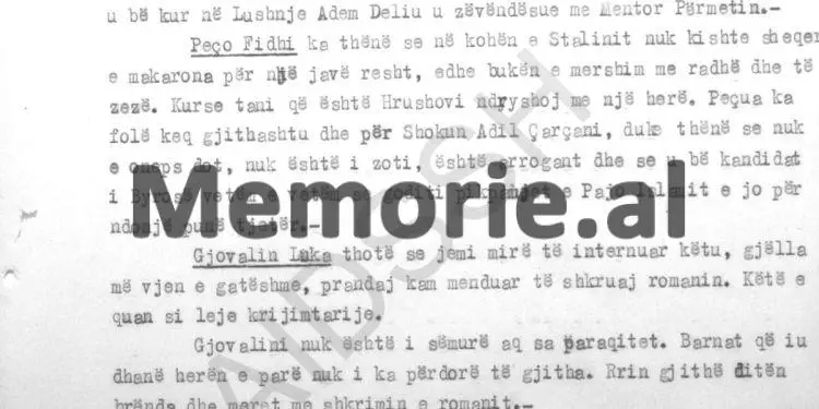 “Xhafer Vokshi tha, se sikur të më kishin dhënë shtëpi ose lekë në vend të rrugës ‘Asim Vokshi’, për mua…”/ Përgjimet e “Vigjëlentit” në Ishullin e Zvërnecit