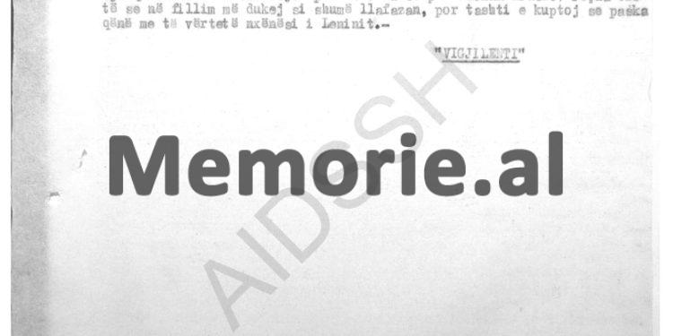 “Xhavit told Xhafer Vokshi that the house of Aqifi and Haxhi Lleshi’s father were eaten by every government, therefore they were never patriots, but…” / Eavesdropping of “Vigëlent” for the internees of Zvërnec