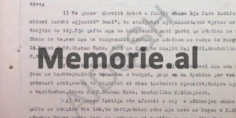 “Meqenëse Xhaviti kohët e fundit tregohet indiferent karshi agjentit ‘Beni’, të studiohet një kandidaturë tjetër, si p. sh…”/ Përgjimet në burgun e Burrelit