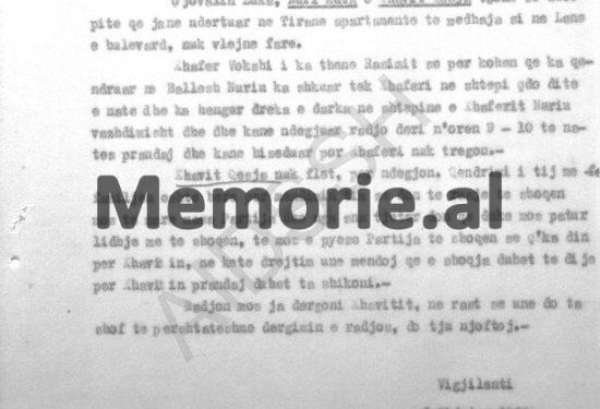 “Gjovalin Luka thotë se: Partia e Punës Shqipërisë, kërkon sot Kosovën që ta djeg dhe të vuaj edhe populli i saj, si ai i Shkodrës…”/ Përgjimet në Ishullin e Zvërnecit