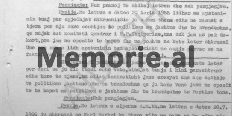 “Ju lutemi të shikohen nga Laboratori Qendror i Kriminalistikës, shënimet e koduara që Xhavit Qesja ka shkruar në librat që do i dërgonte…”/ Raporti i oficerit të Sigurimit