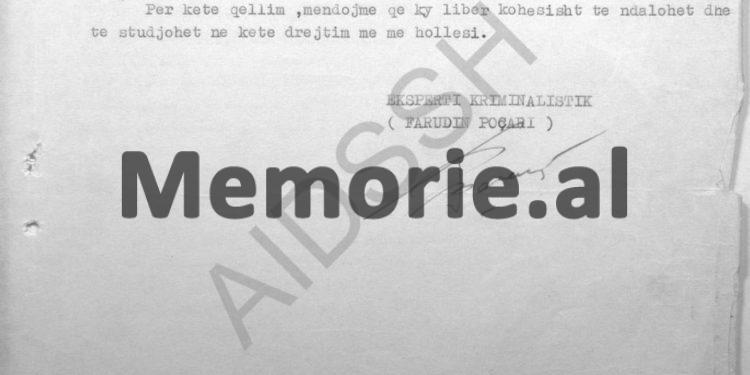 “Ju lutemi të shikohen nga Laboratori Qendror i Kriminalistikës, shënimet e koduara që Xhavit Qesja ka shkruar në librat që do i dërgonte…”/ Raporti i oficerit të Sigurimit