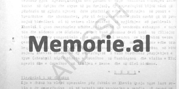 “Xhaviti tha se polakët janë popull me vitalitet, vetë e vunë Gomulkën dhe vetë e hoqën, kurse tek ne s’ka luajtur…”/ Raporti i agjentit “Radohima”, Burrel ‘74