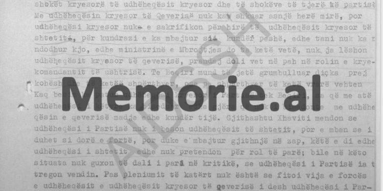 “Xhaviti tha se polakët janë popull me vitalitet, vetë e vunë Gomulkën dhe vetë e hoqën, kurse tek ne s’ka luajtur…”/ Raporti i agjentit “Radohima”, Burrel ‘74