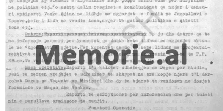 “Xhavit Qesja thotë se; unë nuk e pres lirimin nga Kulikovi, si këta të tjerët dhe po të sulmohet vendi ynë…”/ Përgjimet në burgun e Burrelit, në 1981-in