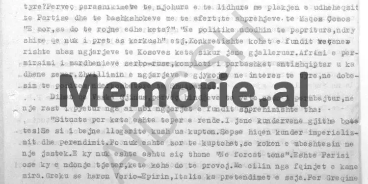 “Xhavit Qesja thotë se; unë nuk e pres lirimin nga Kulikovi, si këta të tjerët dhe po të sulmohet vendi ynë…”/ Përgjimet në burgun e Burrelit, në 1981-in