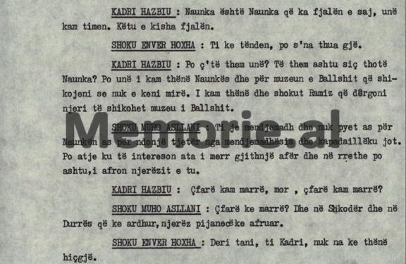 Nazar Berberi: “No Kadri, Mehmeti called me, not for Sauk tanks, but for the bride of the boy who met the Frenchman at…” / 5th V Plenum, October ’82, when Minister Hazbiu was “crucified”!