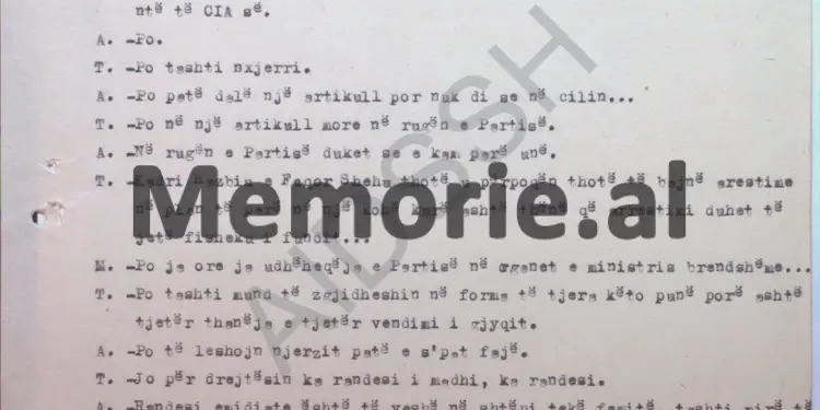 “Ja çfarë bisedash bëjnë me njëri tjetrin në qeli, Xhavit Qesja, Todi Lubonja, Andon Sheti dhe Muhamet Prodani, për…”/ Përgjimet në burgun e Burrelit, janar ‘84