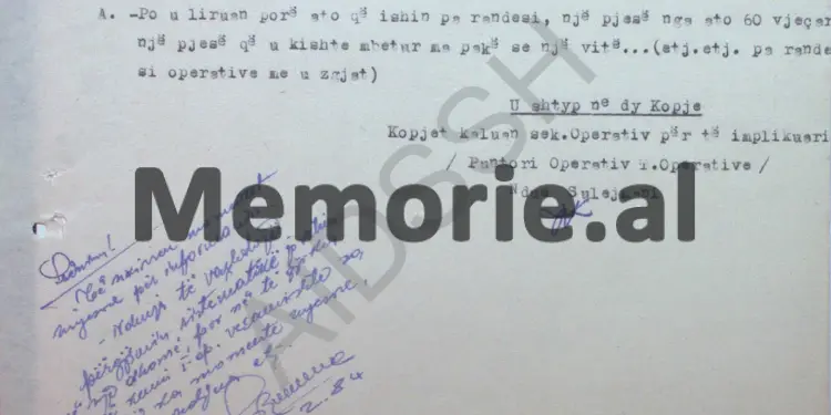 “Ja çfarë bisedash bëjnë me njëri tjetrin në qeli, Xhavit Qesja, Todi Lubonja, Andon Sheti dhe Muhamet Prodani, për…”/ Përgjimet në burgun e Burrelit, janar ‘84
