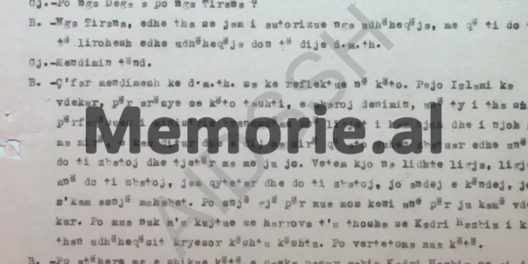 “Bardhyl Belishova tha se; Beqir Balluku dhe Kadri Hazbiu, e ndihmuan Panajot Plakun që të kalojë kufirin dhe…”/ Përgjimet në burgun e Burrelit, mars ‘84