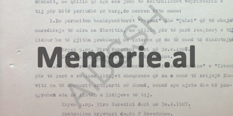 “I penduari’ raporton se; ushtarakët Muhamet Prodani, Abaz Fejzo, Vaskë Gjino dhe Andon Sheti, janë armiqtë më të tërbuar, sepse…”/ Përgjimet në burgun e Burrelit, tetor ‘84
