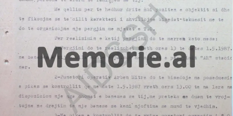“Lëvizjet, takimet dhe bisedat e të internuarit Xhavit Qesja me vëllanë, Besimin dhe…”/ Raporti i shefit të Sektorit të Vëzhgimit të Degës së Brendshme të Durrësit, Ilia Bardhi