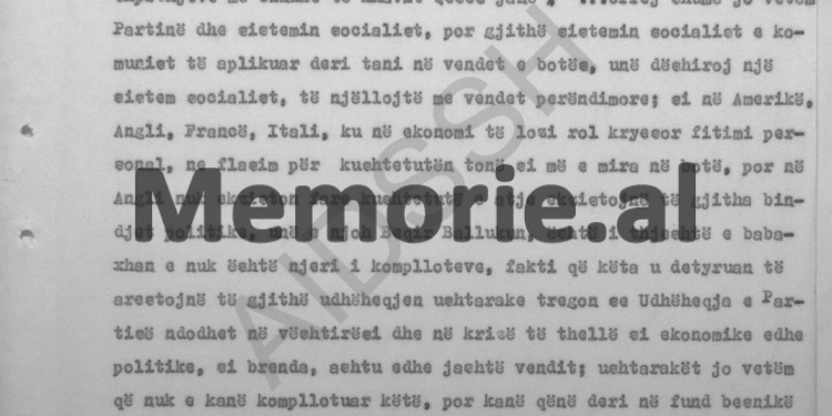 “We propose the arrest of the internee Xhavit Qesja, because in the letter sent to the main leader of the Party, he…” / Report of the Chairman of the Durrës Branch, March ‘87