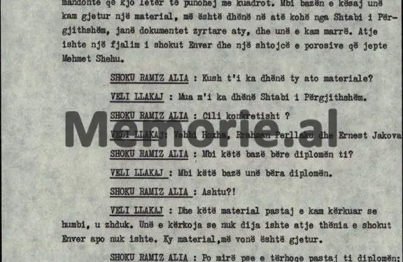 “Ju propozojmë arrestimin e të internuarit Xhavit Qesja, pasi në letrën dërguar udhëheqësit kryesor të Partisë, ai…”/ Relacioni i Kryetarit të Degës së Brendshme të Durrësit, mars ‘87