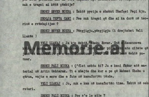 “Ju propozojmë arrestimin e të internuarit Xhavit Qesja, pasi në letrën dërguar udhëheqësit kryesor të Partisë, ai…”/ Relacioni i Kryetarit të Degës së Brendshme të Durrësit, mars ‘87