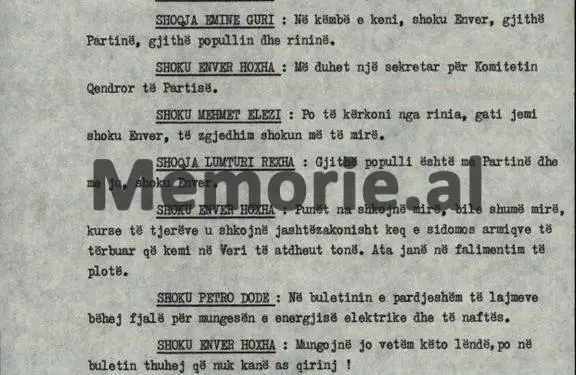 Enver Hoxha: “We have not seen an enemy like Kadri Hazbiu, but the latter surpassed the others…” / 5th Plenum, October ’82, when Minister Hazbiu was “crucified”