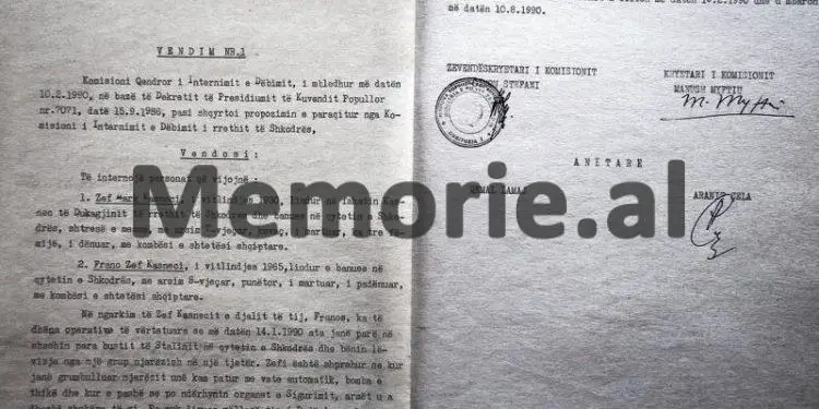 “Me urdhrin e Zylyftar Ramizit, na torturuan barbarisht te 313-ta në Tiranë, pasi na arrestuan për e bustin e Stalinit…”/ Dëshmia e Viktor Kasnecit, një prej organizatorëve