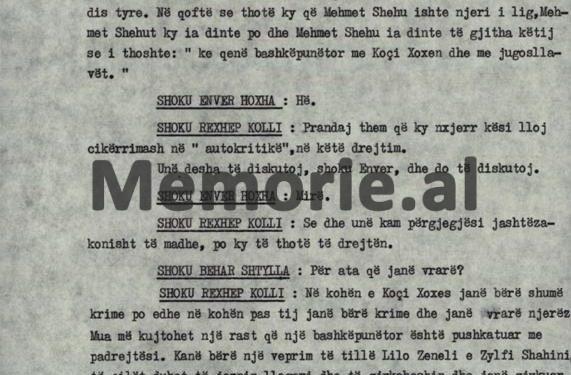 “Kadriu e di mirë se në kohën e Koçit, Lilo Zeneli dhe Zylfi Shahini kanë pushkatuar padrejtësisht…”/ Debatet në Plenumin e V-të, kur “kryqëzohej” ministri Hazbiu!