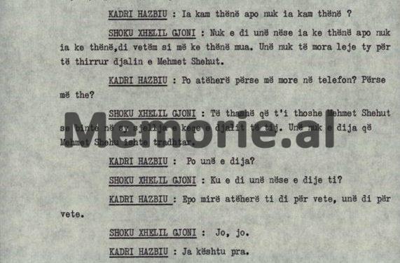 “Ti Kadri e dije se Panajot Plaku që ishte arratisur, kthehet në Shqipëri si diversant dhe shkon në Pashaliman…”/ Plenumi i V-të, tetor ’83, ku u “kryqëzua” ministri Hazbiu