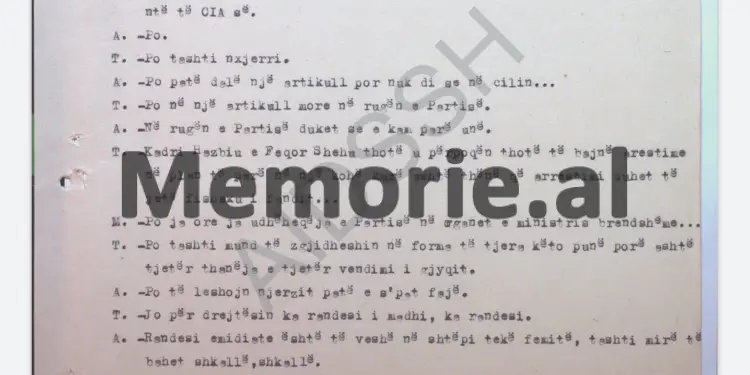 “Muhamet Prodani u shpreh se; kur hetuesi më akuzoi se u kisha hequr gjilpërat e topave dhe tankeve, unë u thashë …”/ Përgjimet në burgun e Burrelit, korrik ‘83