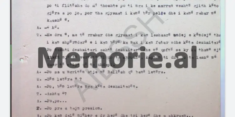 “Muhamet Prodani u shpreh se; kur hetuesi më akuzoi se u kisha hequr gjilpërat e topave dhe tankeve, unë u thashë …”/ Përgjimet në burgun e Burrelit, korrik ‘83