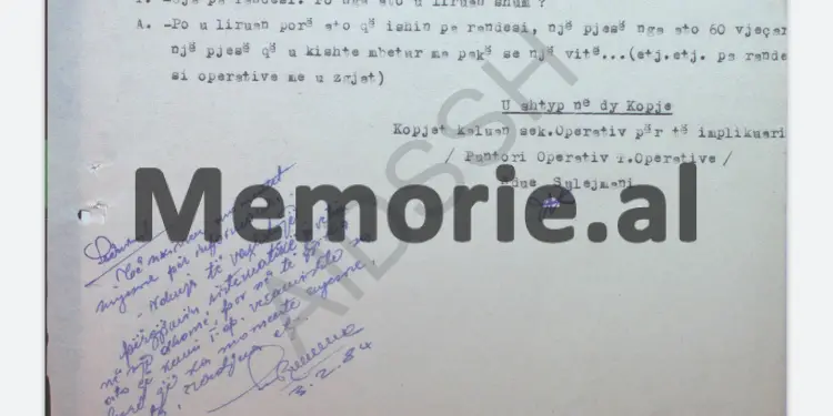 “Muhamet Prodani u shpreh se; kur hetuesi më akuzoi se u kisha hequr gjilpërat e topave dhe tankeve, unë u thashë …”/ Përgjimet në burgun e Burrelit, korrik ‘83