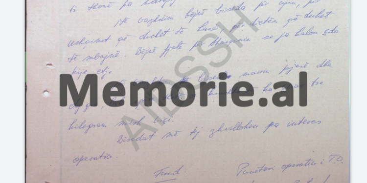 Secret document: “In Shijak we have the anti-party element, Ernest Jakova, through ‘Drini’, to see if Xhaviti…” / Interceptions from the Internal Affairs Branch of Durrës, January ’87