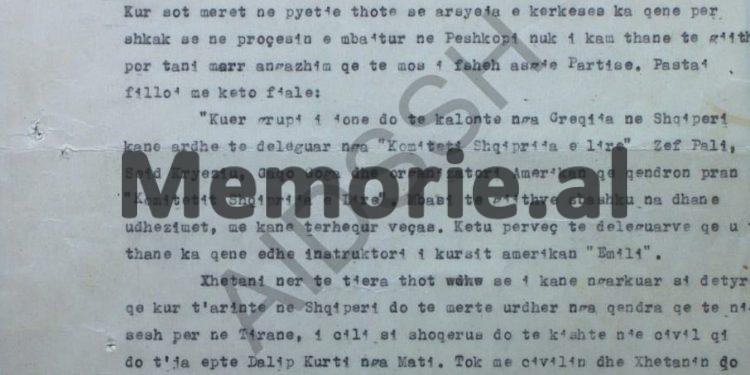 “Gjatë procesit hetimor, diversanti Selim Daci, pohoi se instruktori amerikan e kishte porositur të takohej me Tuk Jakovën…”/ Raporti kapiten Fadil Kapisyzit