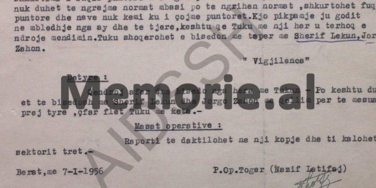 “Kur e pyetën, Tuku tha se; unë s’pranoj asnjë lloji posti në Tiranë, ose Nën/Kryeministër, ku isha, ose do vdes këtu si…”/ Raport-survejimi i “Vigjilenca”!