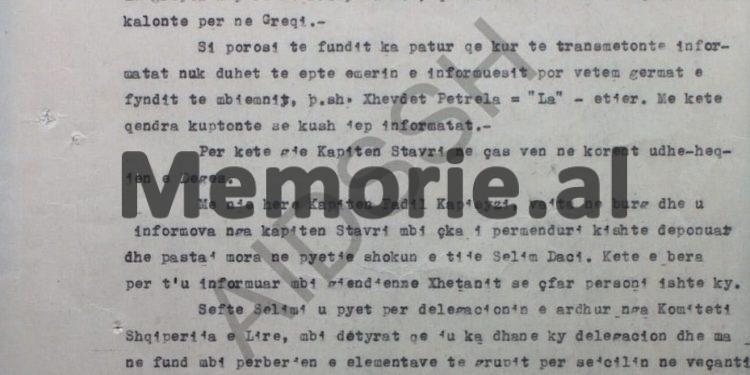 “Gjatë procesit hetimor, diversanti Selim Daci, pohoi se instruktori amerikan e kishte porositur të takohej me Tuk Jakovën…”/ Raporti kapiten Fadil Kapisyzit