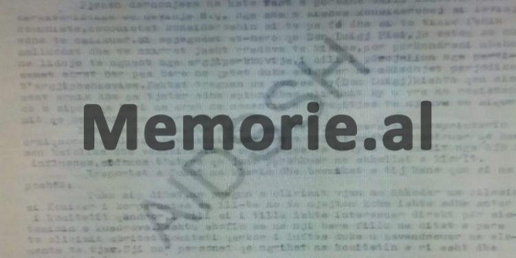 “Tuk Jakova nxiti grupin e Pjerin Kçirës që u pushkatue për traktet e hedhura kundër Partisë sonë, sepse…”/ Raporti-denoncues i major Fadil Kapisyzit