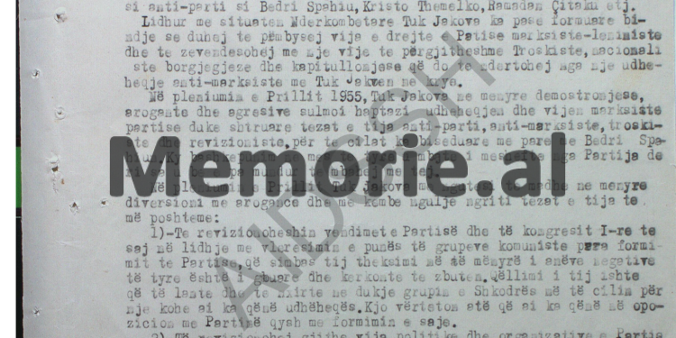 “Tuk Jakova kishte si qëllim që të rrëzonte udhëheqjen e Partisë dhe të dilte vetë …”/ Dokumentet e panjohura të ish-Sigurimit të Shtetit, për zëvendësin e Enver Hoxhës!