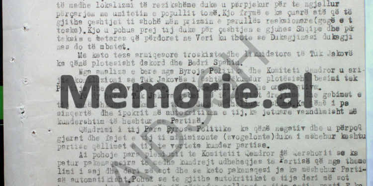 “Tuk Jakova kishte si qëllim që të rrëzonte udhëheqjen e Partisë dhe të dilte vetë …”/ Dokumentet e panjohura të ish-Sigurimit të Shtetit, për zëvendësin e Enver Hoxhës!