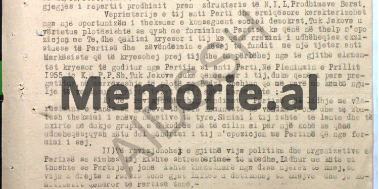 “Tuk Jakova kishte si qëllim që të rrëzonte udhëheqjen e Partisë dhe të dilte vetë …”/ Dokumentet e panjohura të ish-Sigurimit të Shtetit, për zëvendësin e Enver Hoxhës!