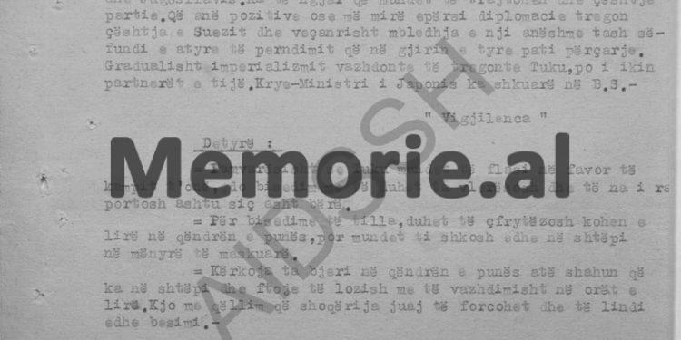 Raport-survejimi i “Luarasit”, Berat ‘56 : “Tuku tha se i pëlqeu fjalimi i Enverit që e kishte dëgjuar në radio, se ai është orator, por unë s’lejoj që…”