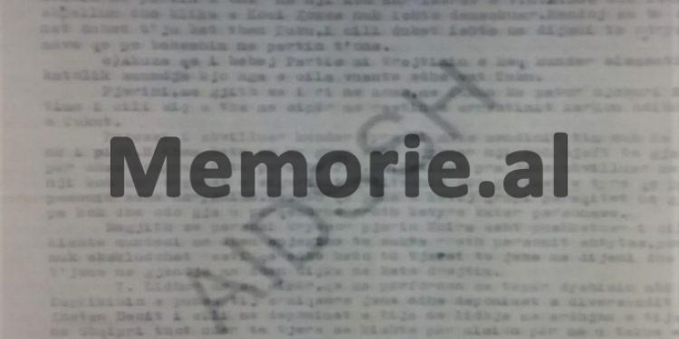 “Tuk Jakova nxiti grupin e Pjerin Kçirës që u pushkatue për traktet e hedhura kundër Partisë sonë, sepse…”/ Raporti-denoncues i major Fadil Kapisyzit