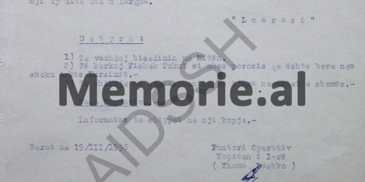 “Kur e pyetën, Tuku tha se; unë s’pranoj asnjë lloji posti në Tiranë, ose Nën/Kryeministër, ku isha, ose do vdes këtu si…”/ Raport-survejimi i “Vigjilenca”!