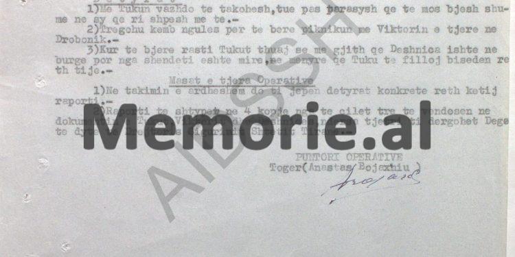 “Pas vetëvrasjes së mbesës së Patër Anton Arapit, që unë e futa në punë, thashë se; Enver Hoxha nuk është…”/ Raport-survejimi i “Filantropit”, për Tuk Jakovën