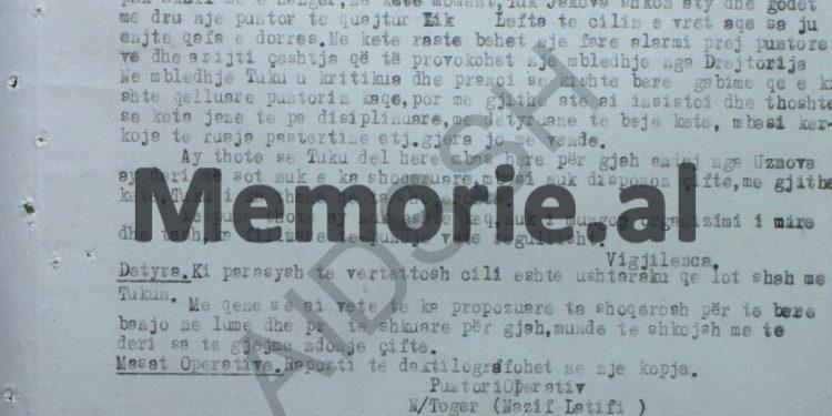 “Vigjilenca’, të shikojë se kush është ushtaraku që luan shah me Tuk Jakovën në shtëpinë e tij dhe…”/Raportet e bashkëpunëtorëve të Sigurimit, Berat, 1955