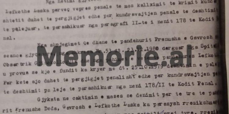 “E pandehura dënohet me 15 vite burg e 5 vite internim, për krimin e provokimit të luftës e prerjes së marrëdhënieve diplomatike të …”/ Burgosja e fshesares që çau gomat e automjeteve “CD”